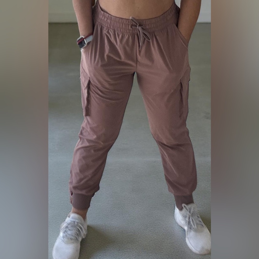 Taupe Cargo Jogger Pants